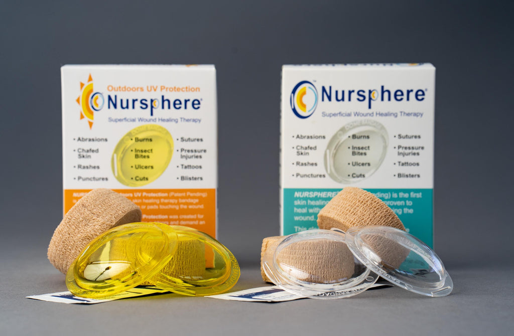 Nursphere® Original Clear Dome Bandages with Wound Tracker™ App