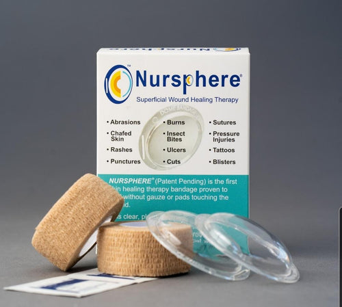 Nursphere® Original Clear Dome Bandages with Wound Tracker™ App