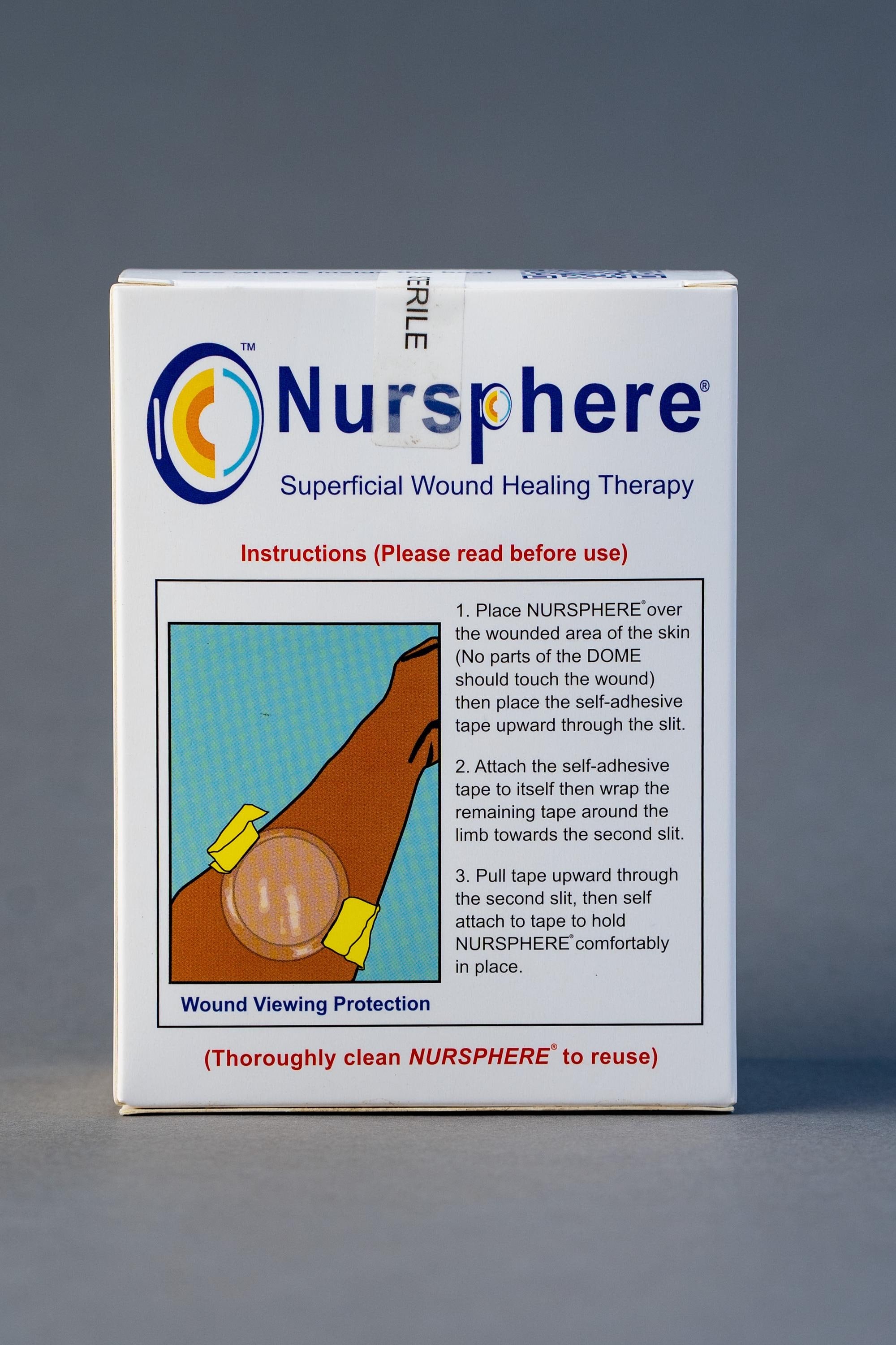 Nursphere® Original Clear Dome Bandages with Wound Tracker™ App