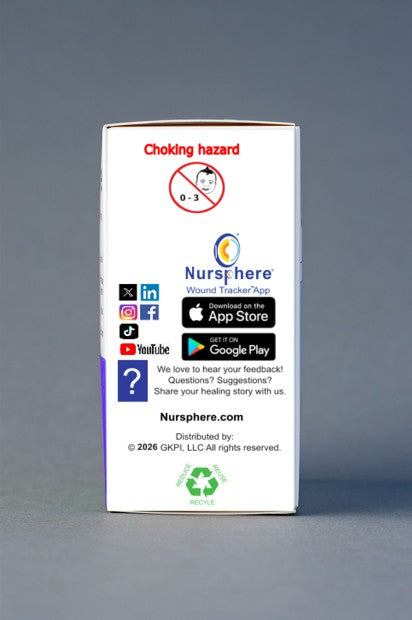 Nursphere® Original Curve Dome Bandages™ with Wound Tracker™ App